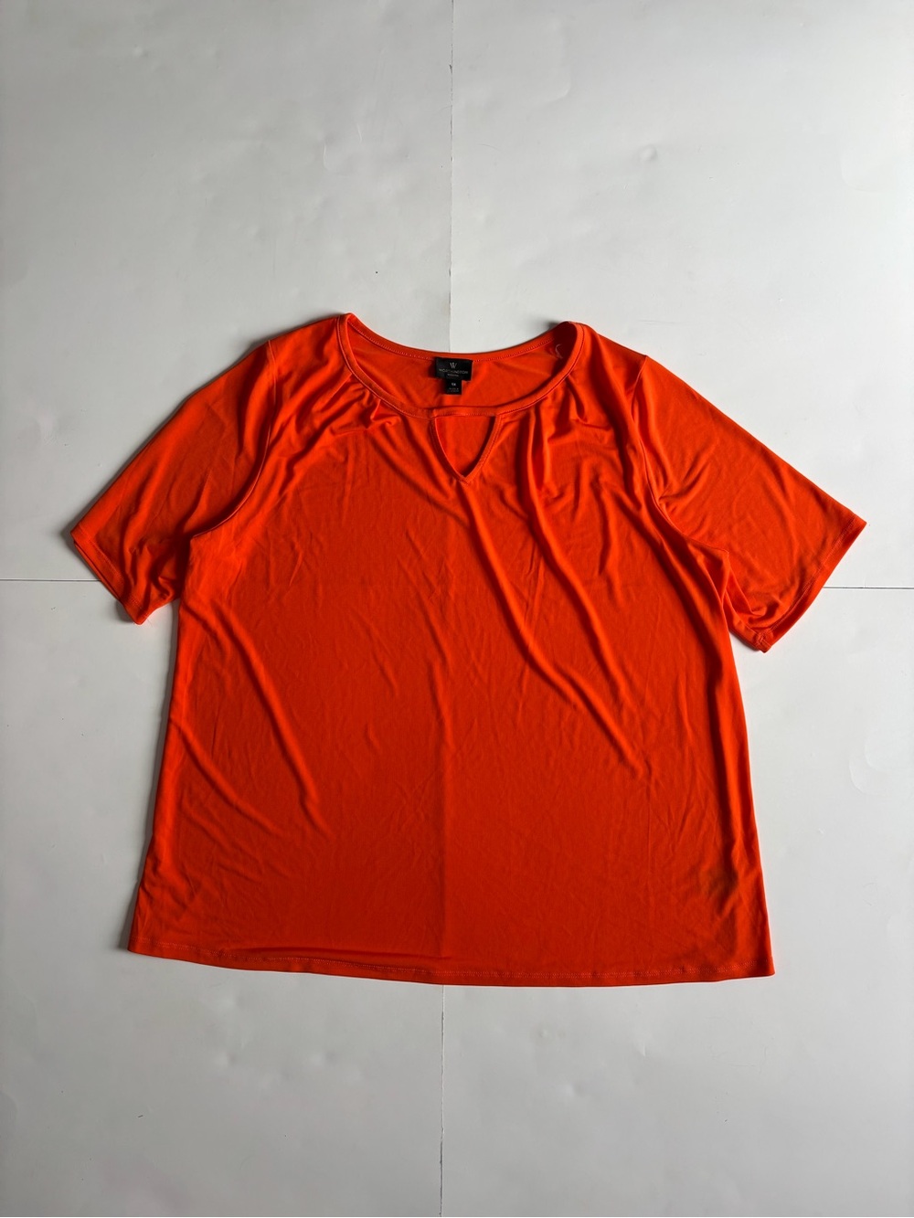 Worthington Bright Orange Short-Sleeve Tee